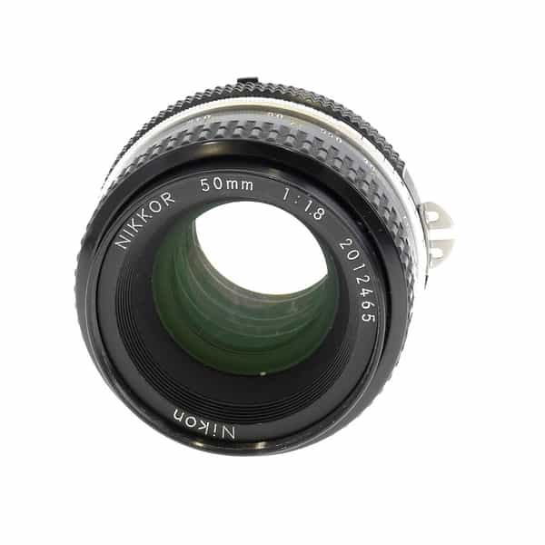 Nikon 50mm f/1.8 NIKKOR AI Manual Focus Lens {52} - With Caps - EX - EX