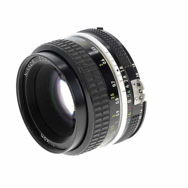 Nikon 50mm f/1.8 NIKKOR AI Manual Focus Lens {52} - Front Filter Ring  Damaged - BGN