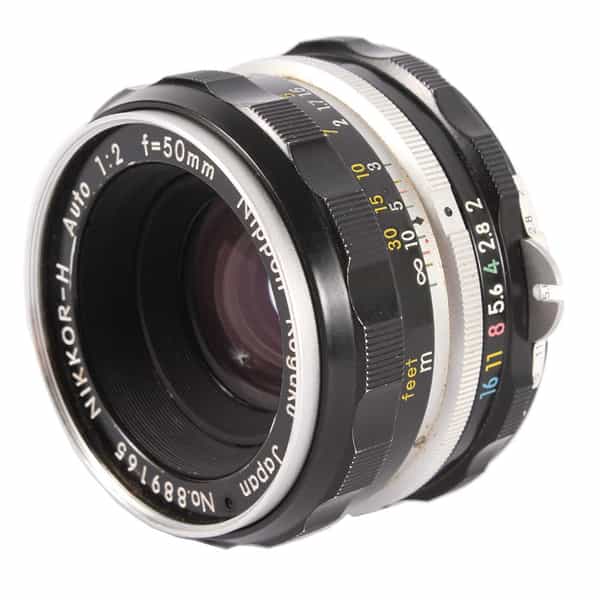Nikon 50mm f/2 NIKKOR-H Auto AI'D Nippon Kogaku Japan Manual Focus Lens {52}