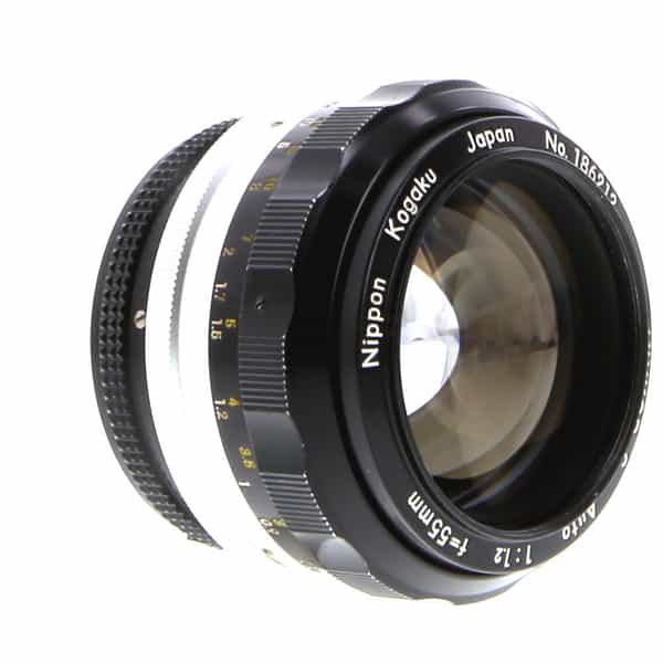 Nikon 55mm f/1.2 NIKKOR-S Auto AI Nippon Kogaku Japan Manual Focus Lens  {52} - With Caps - EX