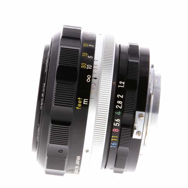カメラ レンズ(単焦点) Nikon Nikkor 55mm F/1.2 S Non AI Manual Focus Lens {52} - Used 