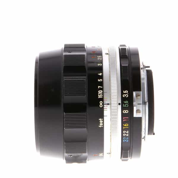 Nikon 55mm f/3.5 Micro-NIKKOR Non AI Nippon Kogaku Japan Manual Focus Lens  {52} Compensating Lens - With Caps - BGN