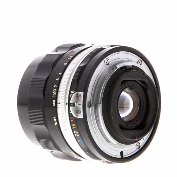 Nikon 55mm f/3.5 Micro-NIKKOR Non AI Nippon Kogaku Japan Manual Focus Lens  {52} Compensating Lens - With Caps - BGN