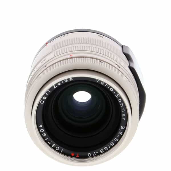 Contax 35-70mm f/3.5-5.6 Zeiss Vario-Sonnar T* Lens for G-Series, Titanium  {46} (for G2 Body) - With Caps - EX+