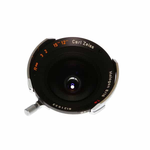 Contax 16mm f/8 Zeiss Hologon T* Lens for G-Series, Titanium with 