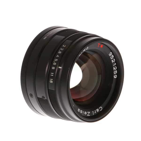 Contax 45mm f/2 Zeiss Planar T* Lens for G-Series, Black {46} - With Case,  Caps and Hood - LN-