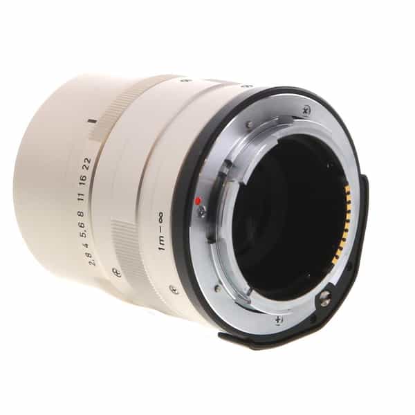 Contax 90mm f/2.8 Zeiss Sonnar T* Lens for G-Series, Titanium {46} - With  Case, Caps and Hood - EX+
