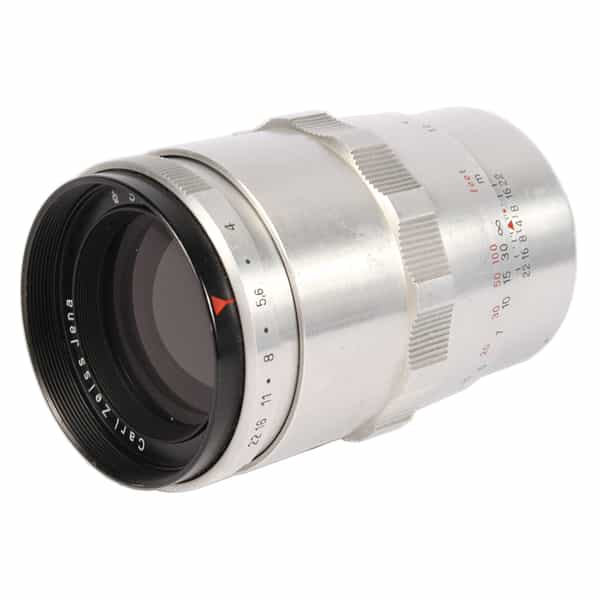Zeiss Jena 135mm F/4 Sonnar Chrome Manual Aperture Lens For Exakta Mount {49} 