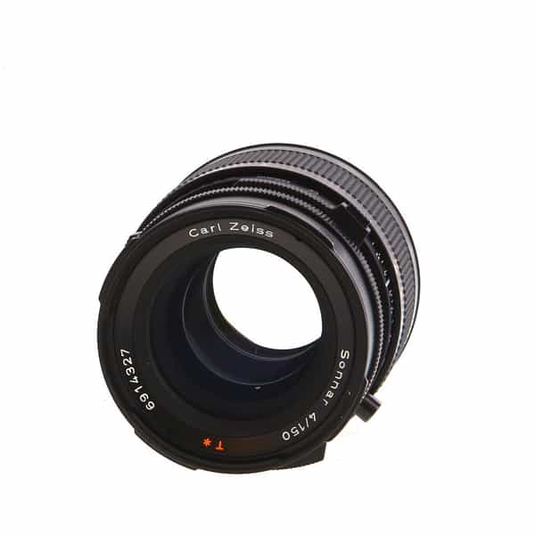 Hasselblad 150mm f/4 Sonnar CF T* Lens for Hasselblad 500 Series V System,  Black {Bayonet 60} - With Caps - EX