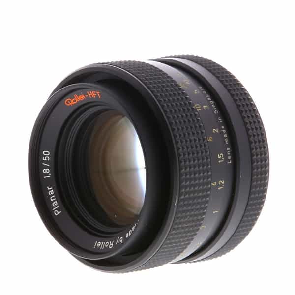 Rollei 50mm F/1.8 Planar HFT 2 Pin (Singapore) Lens {49} at KEH Camera