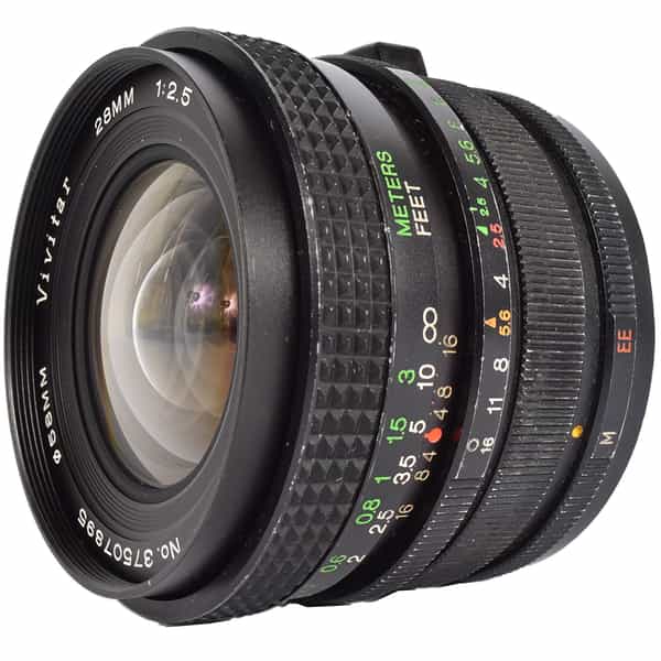 Vivitar 28mm f/2.5 Auto EE Lens For Konica {58}