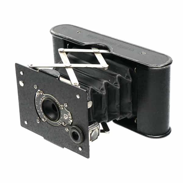 Kodak Vest Pocket Autographic Black (Trellis) Meniscus, With Stylus