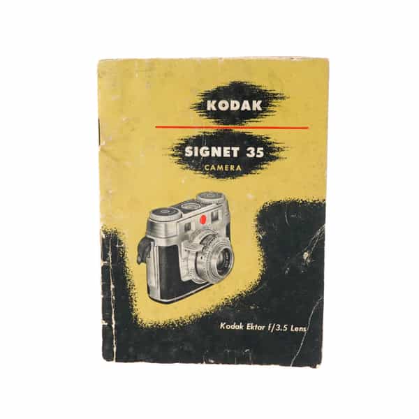 Kodak Signet 35 Instructions