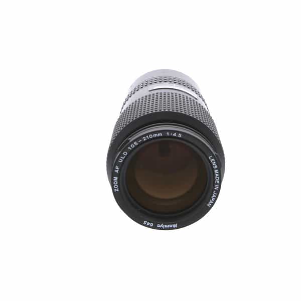 Mamiya 105-210mm F/4.5 ULD Lens For Mamiya 645AF Series & Phase One {58} -  With Caps and Hood - EX+