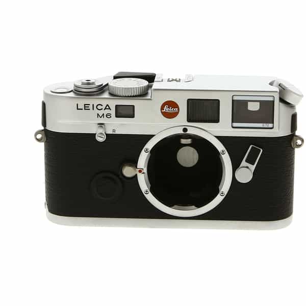 Leica M6 TTL (0.72X Finder/28-135mm) 35mm Rangefinder Camera Body, Silver  Chrome (10434) - EX+