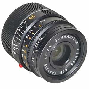 Leica 35mm f/2.5 Summarit-M M-Mount Lens, Germany, Black, 6-Bit {E39} 11643 with Protection Ring