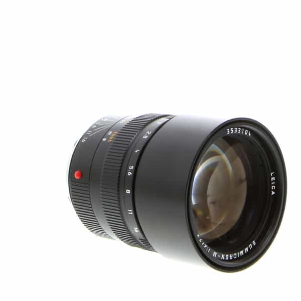 Leica 90mm f/2 Summicron-M M Mount Lens, Canada. Black {E55} 11136 