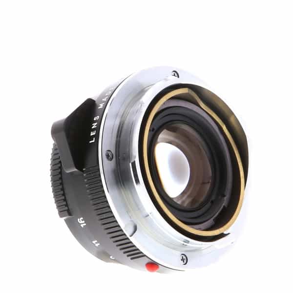 Minolta 40mm f/2 M-Rokkor Lens for Leica M-Mount, Black {40.5} at 