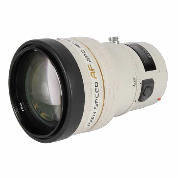 Minolta 200mm f/2.8 APO High Speed Alpha Mount Autofocus Lens, White {72}