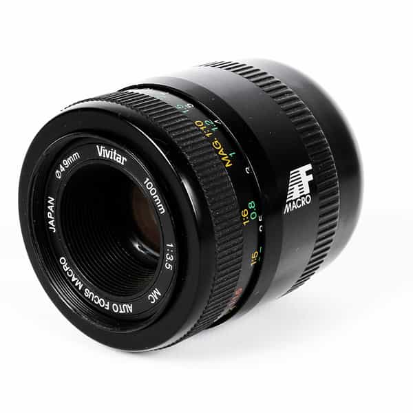 Vivitar 100mm F/3.5 Macro Autofocus Lens For Minolta Alpha Mount {49}