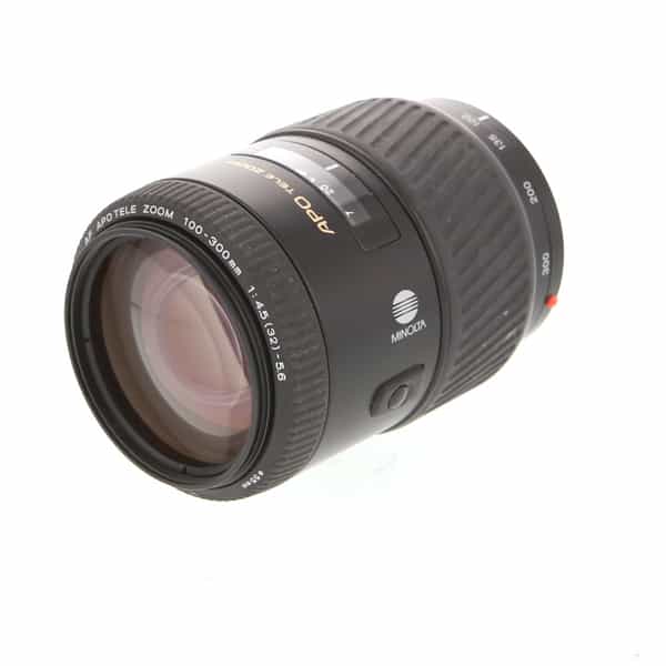 Minolta AF 100-300mm f/4.5-5.6 APO II Macro Tele Autofocus Lens