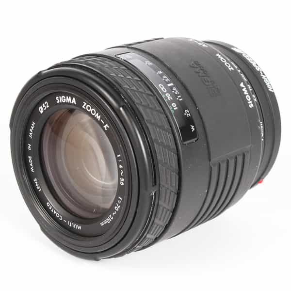Sigma 70-210mm F/4-5.6 Macro Autofocus Lens For Minolta Alpha Mount {52}
