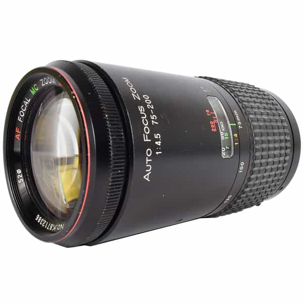 Miscellaneous Brand 75-200mm F/4.5 Macro Autofocus Lens For Minolta Alpha Mount {52}