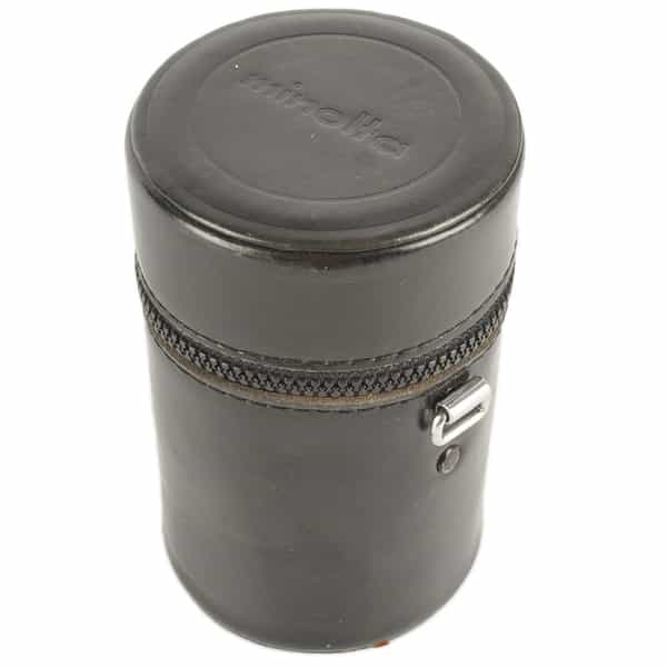 Minolta Lens Case for 135mm f/2.8 MC Black Zipper 