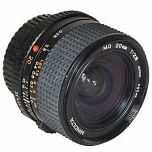 Minolta 20mm F/2.8 MD Mount Manual Focus Lens {55} at KEH Camera