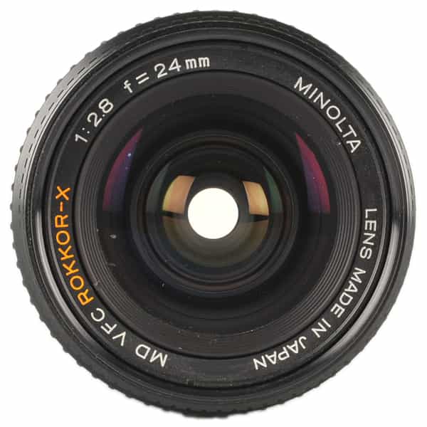 Minolta 24mm F/2.8 VFC Rokkor-X MD Mount Manual Focus Lens {55} 