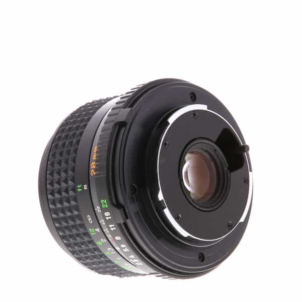 Minolta 28mm F/2.8 W-Rokkor X MD Mount Manual Focus Lens {49 