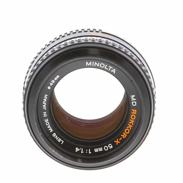Minolta 50mm F/1.4 Rokkor-X MD Mount Manual Focus Lens {49} - BGN