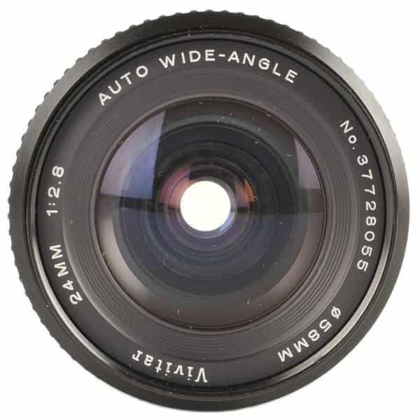 Vivitar 24mm F/2.8 Auto-Wide Manual Focus Lens For Minolta SR Mount {58}