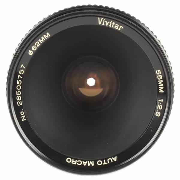 Vivitar 55mm F/2.8 Macro Manual Focus Lens For Minolta MC Mount {62}