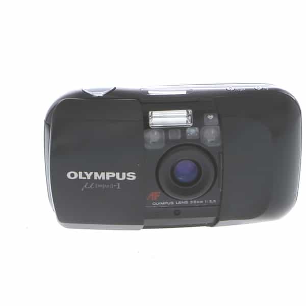 Iets Kinderachtig eb Olympus [mju:]-1 35mm Camera, Black with 35mm f/3.5 Lens at KEH Camera