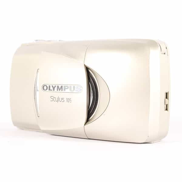 Olympus Stylus 105 All Weather, Quartz Date 35mm Camera, Champagne 