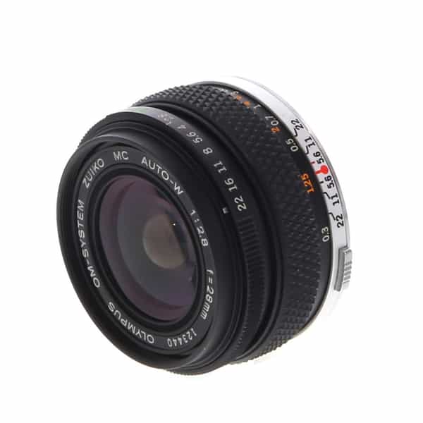 Olympus Zuiko 28mm f/2.8 Manual Focus Lens for OM-Mount {49} - BGN