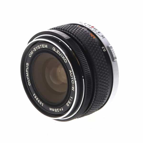 Olympus Zuiko 28mm F/3.5 OM Mount Manual Focus Lens {49} at KEH Camera