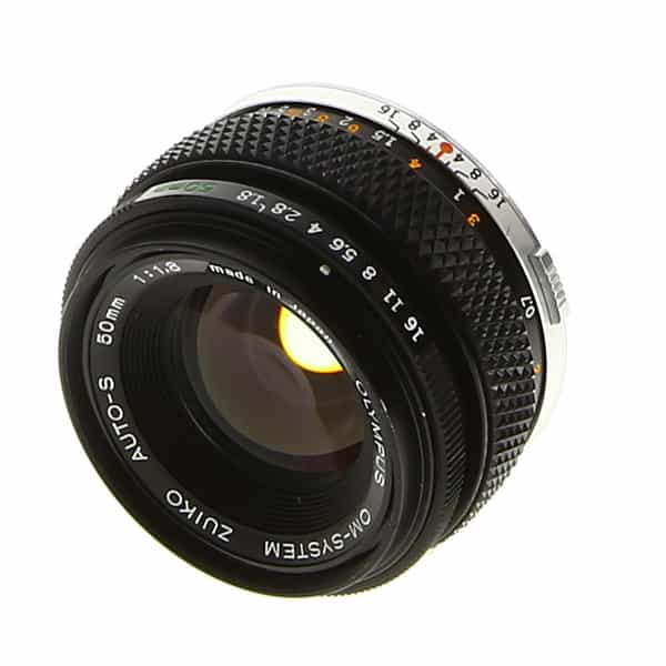 Olympus Zuiko 50mm f/1.8 Manual Focus Lens for OM-Mount {49} - Front Filter  Ring Damaged - EX