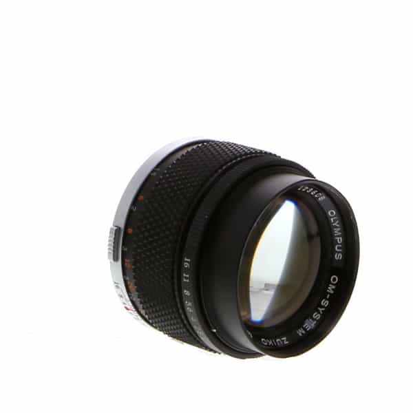Olympus Zuiko 85mm f/2 Manual Focus Lens for OM-Mount {49} at KEH
