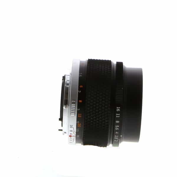 Olympus Zuiko 85mm f/2 Manual Focus Lens for OM-Mount {49} at KEH