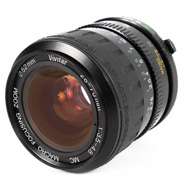 Vivitar 28-70mm F/3.5-4.8 MC Macro Manual Focus Lens For Olympus OM Mount {52}