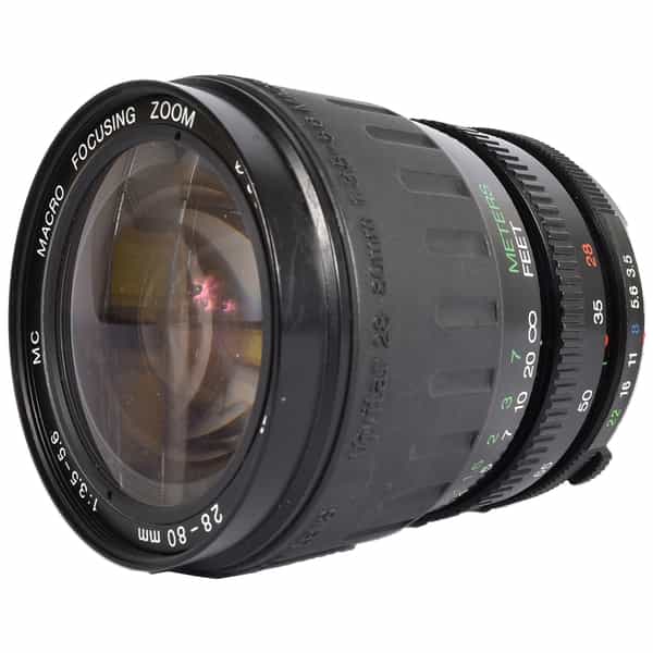 Vivitar 28-80mm F/3.5-5.6 Macro Manual Focus Lens For Olympus OM Mount {58}