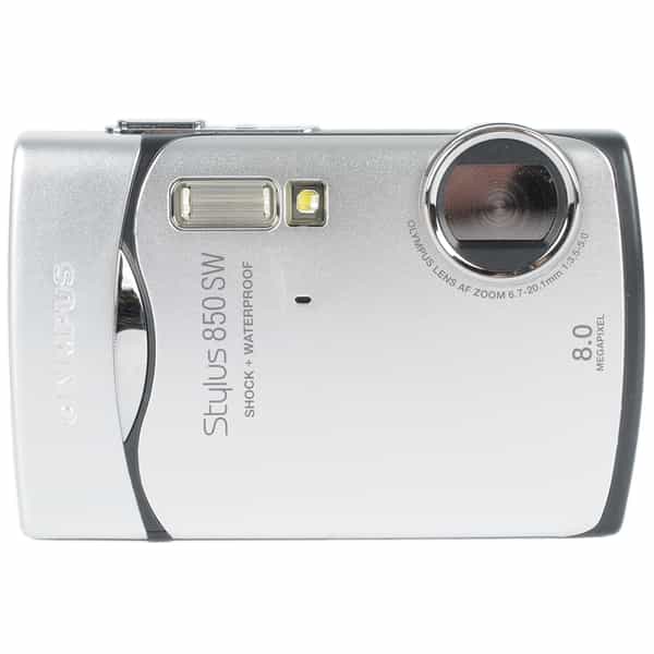 Olympus Stylus 850SW Silver Digital Camera {8.0MP}