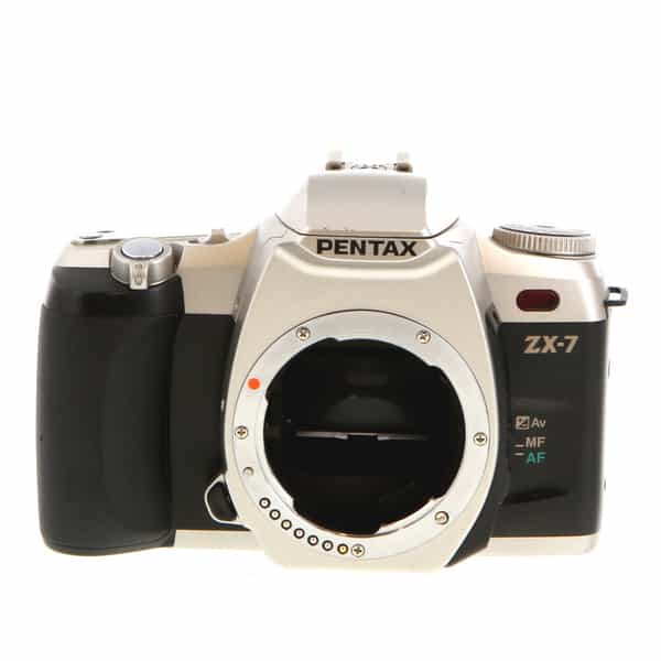 Pentax ZX-7 QD 35mm Camera Body, Silver - EX