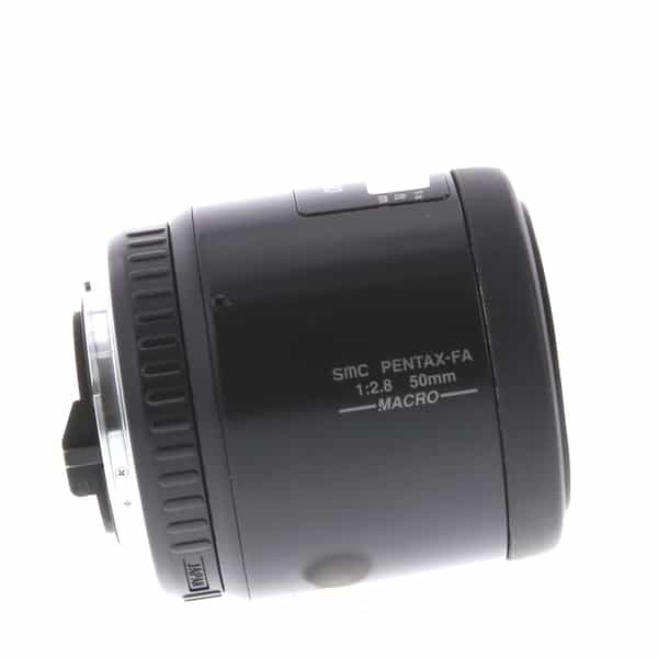 Pentax 50mm F/2.8 SMC Macro FA K Mount Autofocus Lens {52} at KEH