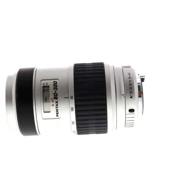 Pentax 80-320mm F/4.5-5.6 SMC FA Silver K Mount Autofocus Lens {58