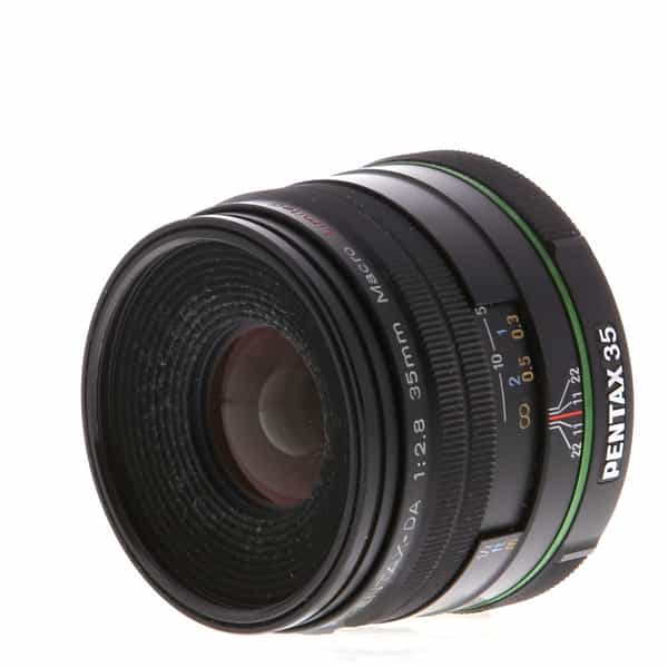 Pentax 35mm f/2.8 SMC Macro PENTAX-DA Limited Autofocus APS-C Lens for  K-Mount, Black {49} - With Caps - EX