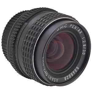 Pentax 30mm F/2.8 SMC K Mount Manual Focus Lens {52} - With Caps - EX