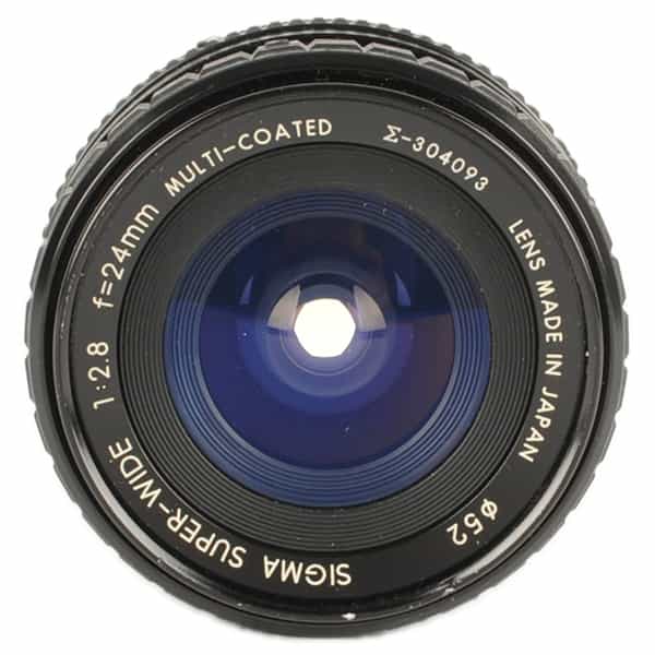 Sigma 24mm f/2.8 Super-Wide Macro Manual Focus Lens for Pentax K-Mount {52}